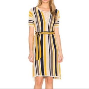 Frame striped dress